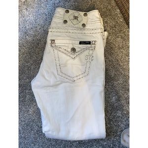 White Miss Me Skinny Jeans